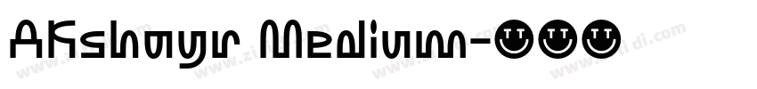 AKshayr Medium字体转换 AKshayr Medium字体转换